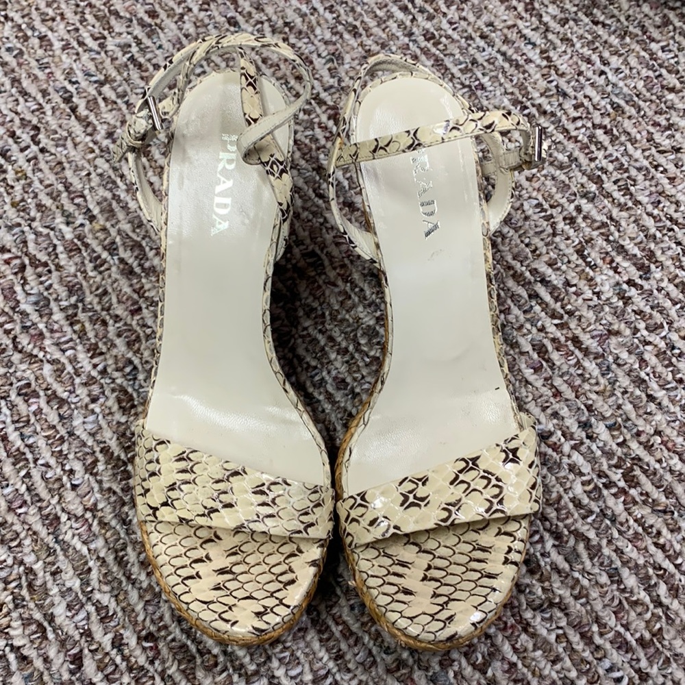 Prada wedges size 9